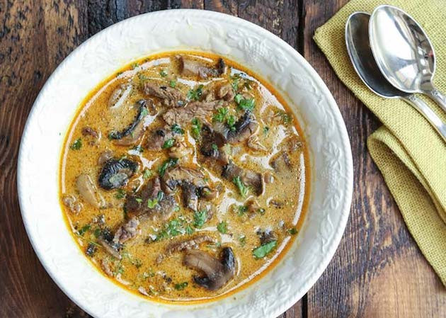 Keto Ground Beef Stroganoff
 24 Keto Stew and Soup Recipes