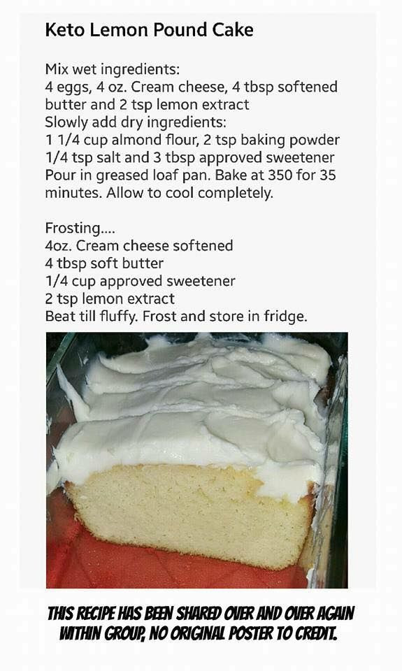 Keto Lemon Pound Cake
 493 best ketogenic t images on Pinterest