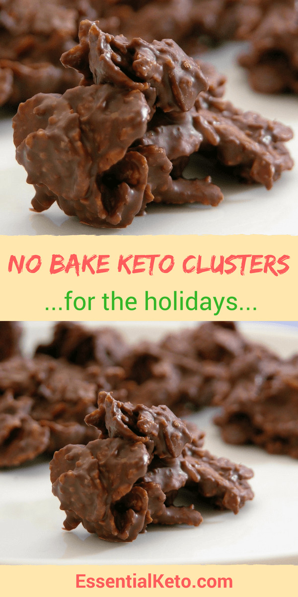 Keto No Bake Desserts
 No Bake Almond and Coconut Clusters [Easy Keto