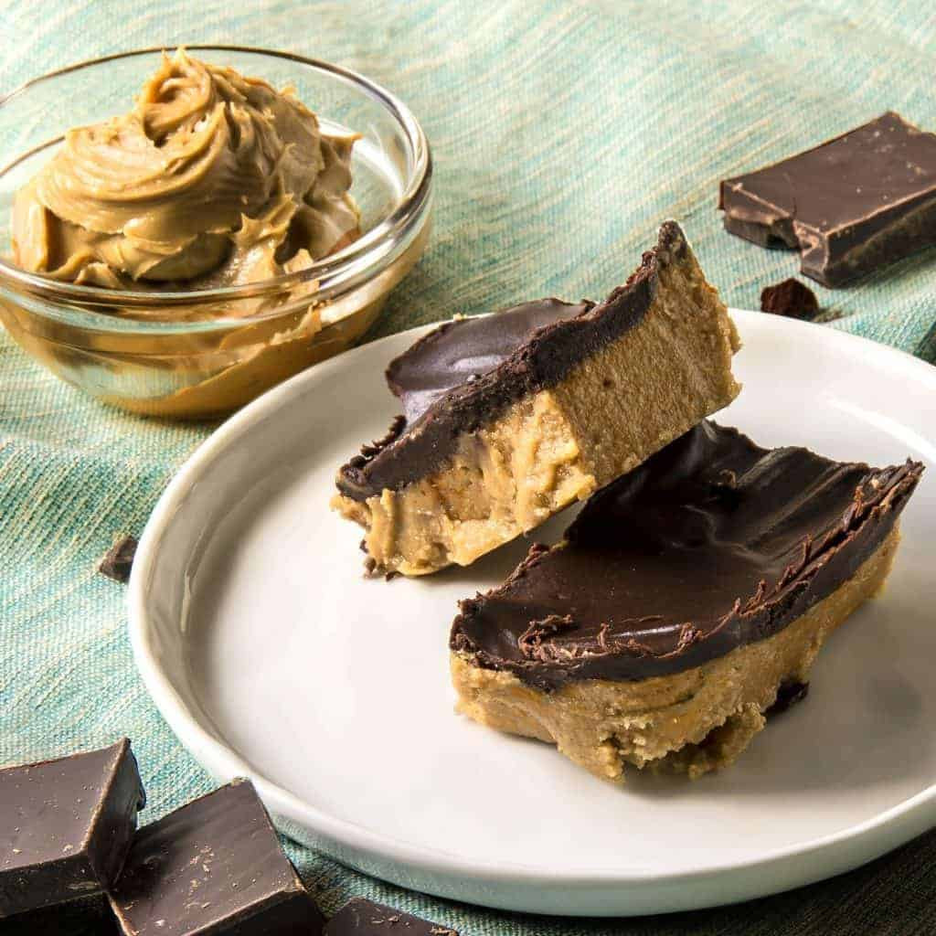 Keto No Bake Desserts
 No Bake Keto Peanut Butter Chocolate Bars – Two Sleevers