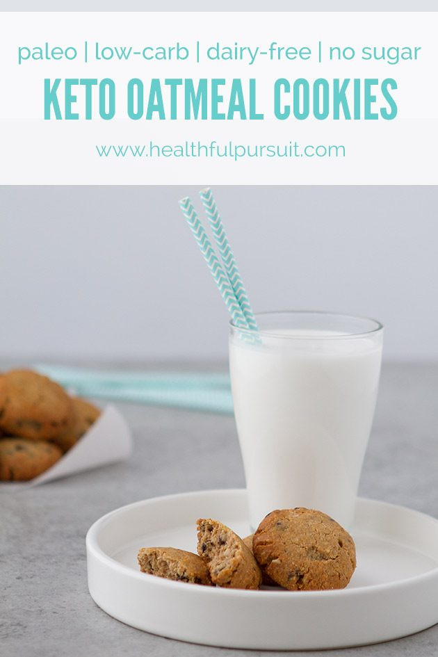 Keto Oatmeal Cookies
 Keto Oatmeal Chocolate Chip Cookies