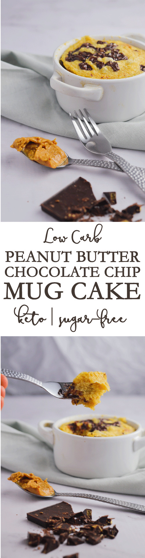 Keto Peanut Butter Mug Cake
 Peanut Butter Chocolate Chip Mug Cake Gluten Free Keto