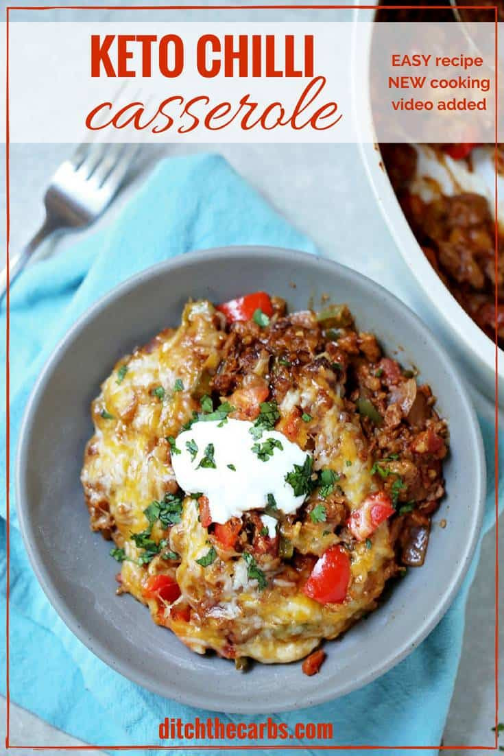 Keto Recipes For Dinner
 Super Easy Keto Chilli Casserole 7g net carbs ready in