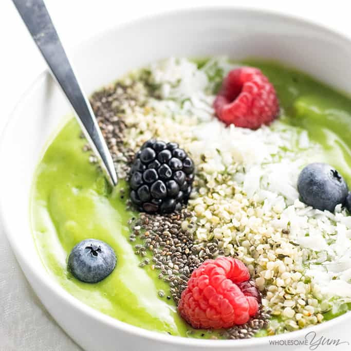 Keto Smoothie Recipes
 Keto Low Carb Green Smoothie Bowl Recipe