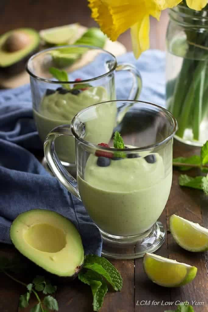 Keto Smoothie Recipes
 Green Keto Smoothie Recipe with Avocado and Mint