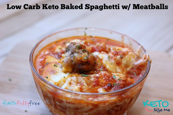 Keto Spaghetti Sauce
 Keto Baked Spaghetti • Keto Size Me