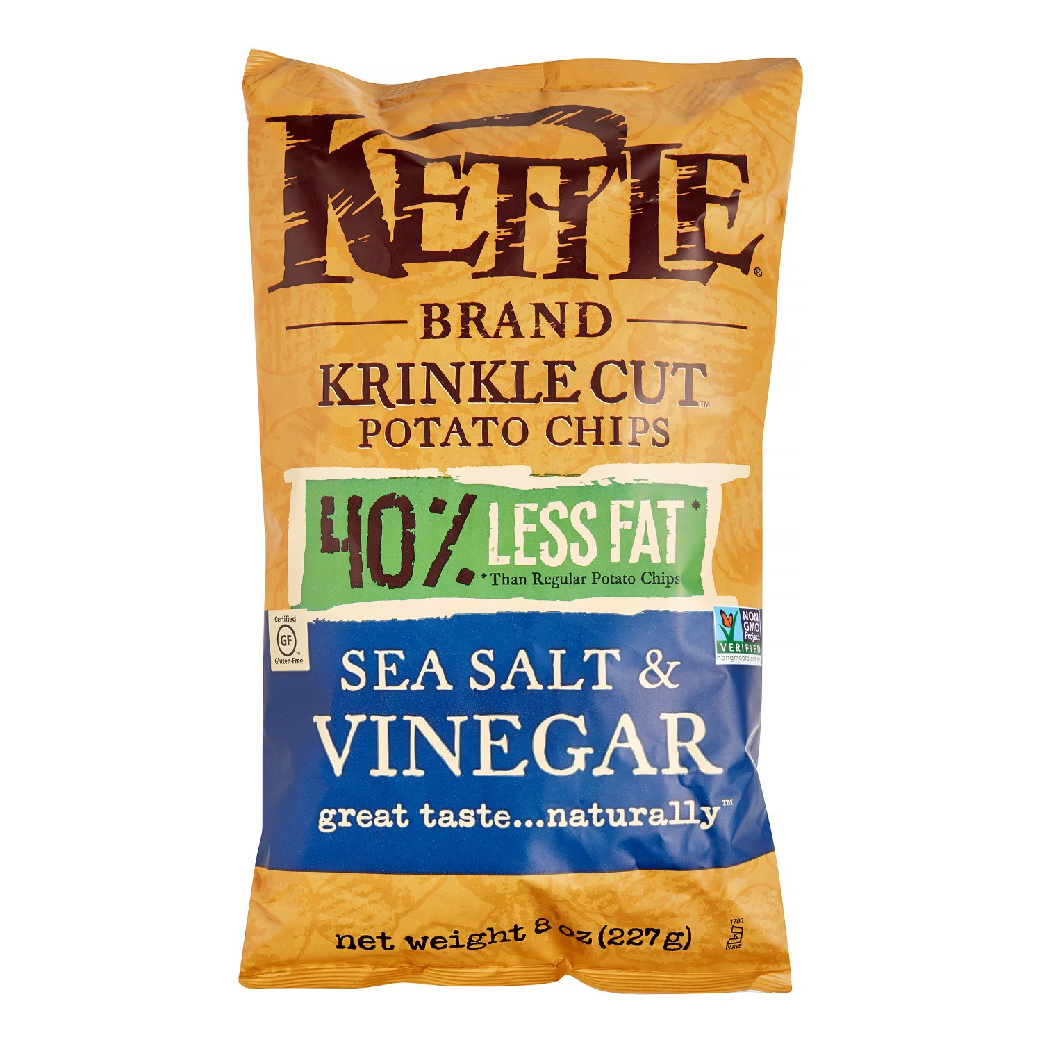 Kettle Potato Chips
 Kettle Foods Organic Krinkle Cut Potato Chips Sea Salt