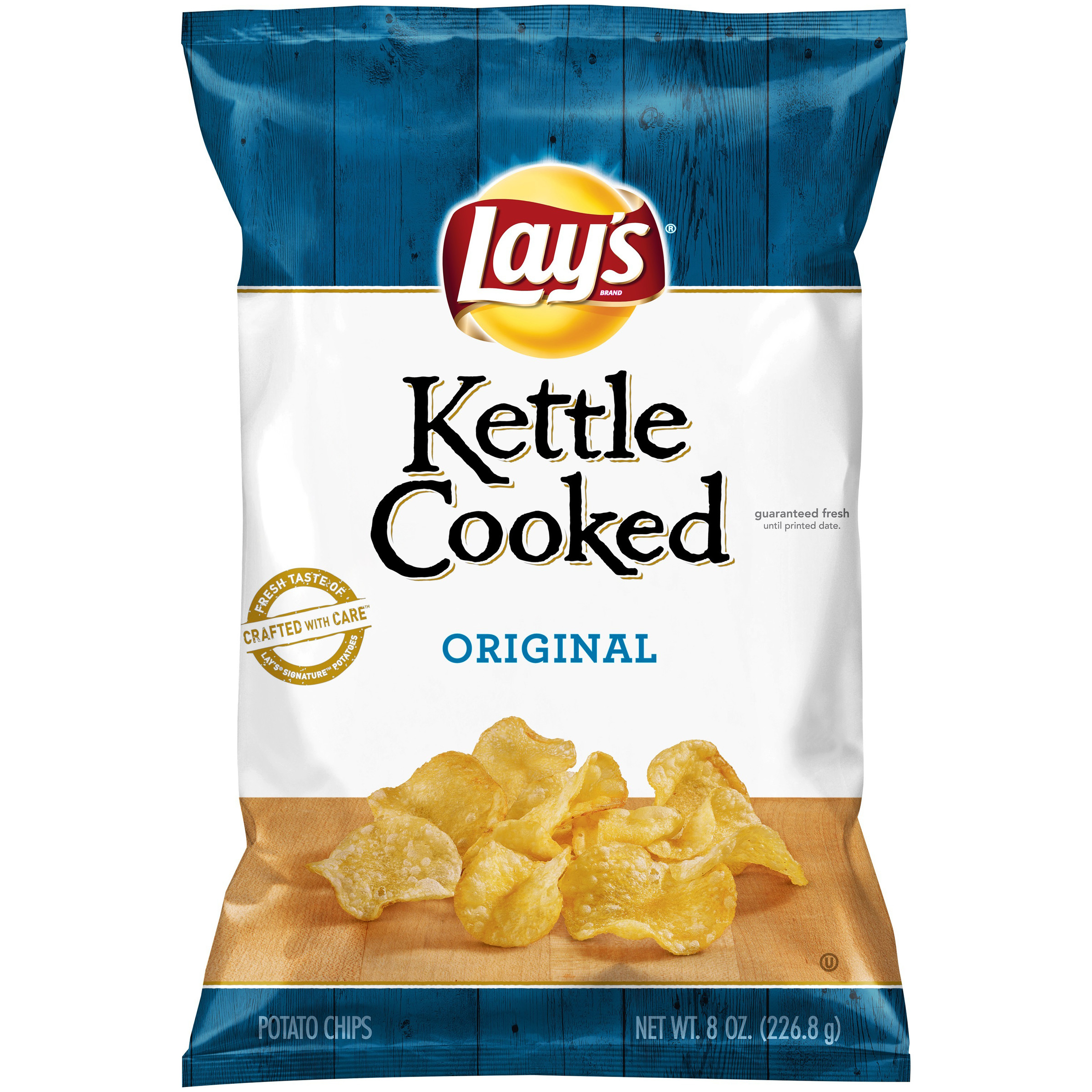 Kettle Potato Chips
 LAY S Kettle Cooked Original Potato Chips 8 OZ BAG