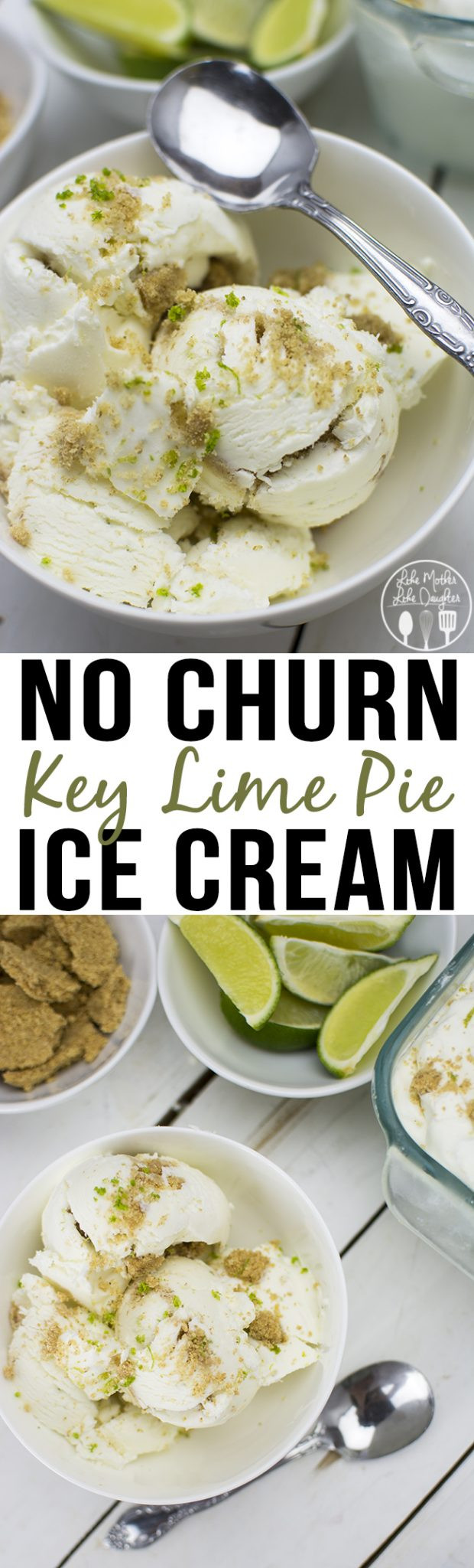 Key Lime Pie Ice Cream
 No Churn Key Lime Pie Ice Cream LMLDFOOD