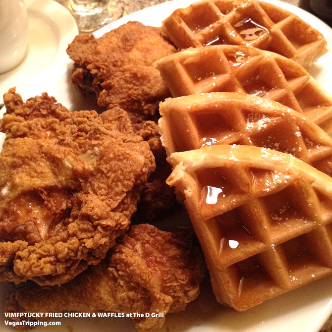 Kfc Chicken And Waffles
 VegasEats VIMFPTUCKY Fried Chicken and Waffles at The D