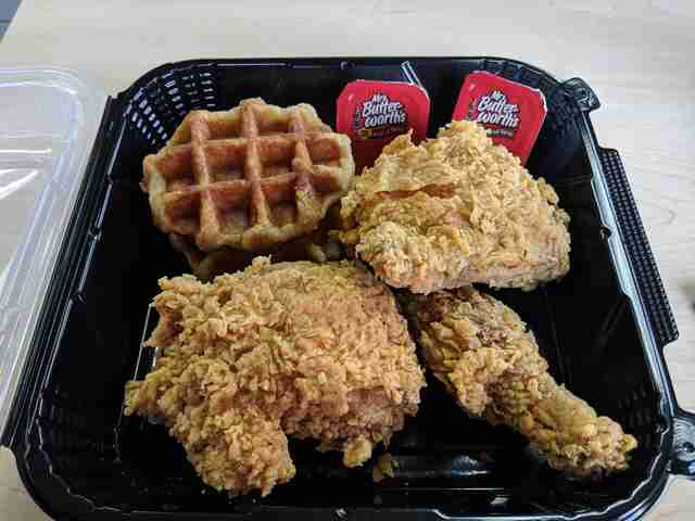 Kfc Chicken And Waffles Review
 KFC Chicken & Waffles Reviewed The Newest Menu Item