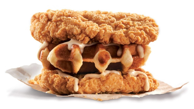 Kfc Chicken And Waffles
 ing to Canada Waffle stuffed Double Down sandwich from