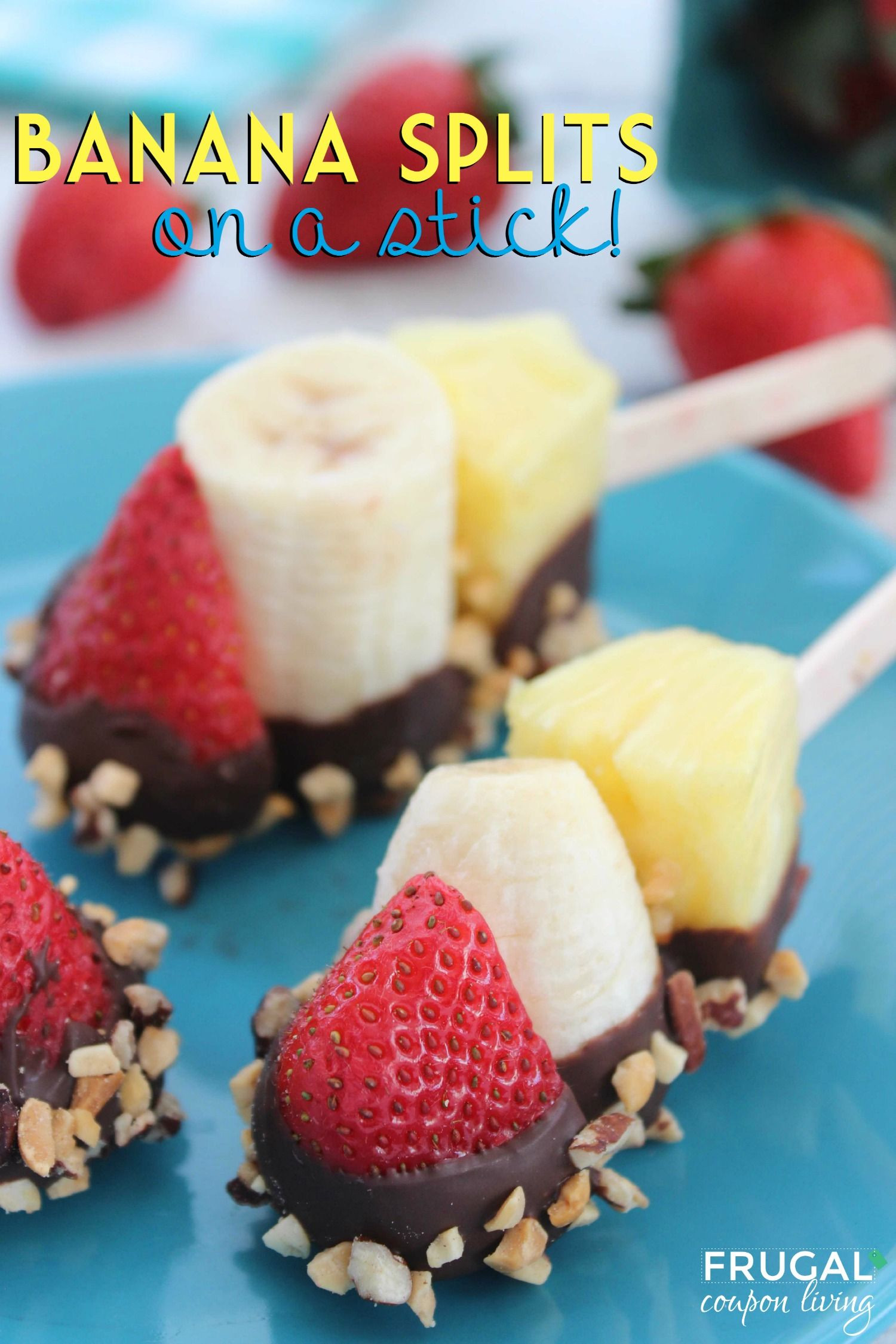 Kid Dessert Recipe
 Check out Banana Split Sticks Dessert on a Stick It s