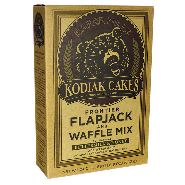 Kodiak Cakes Waffles
 Baker Mills Kodiak Cakes Flapjack and Waffle Mix