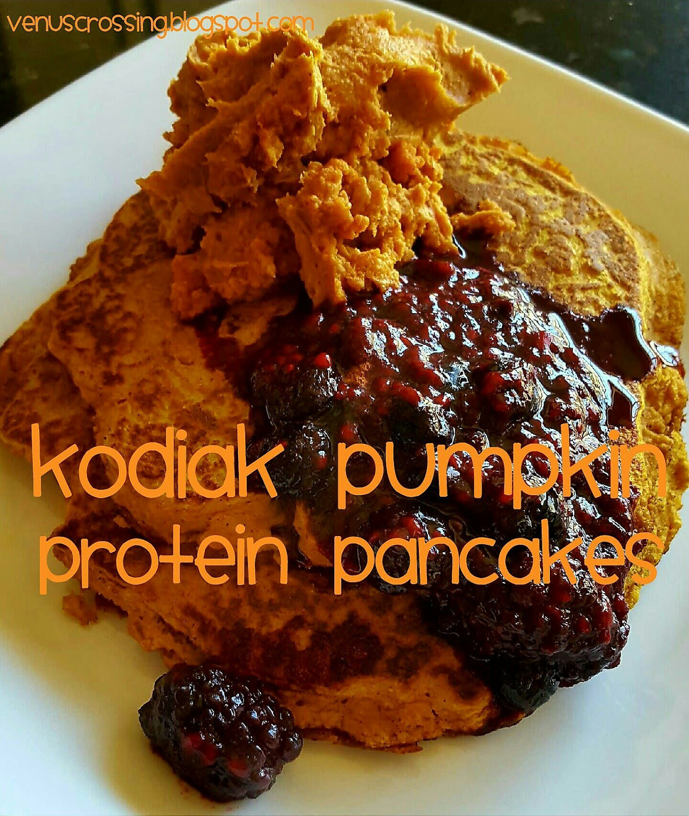 Kodiak Protein Pancakes
 Venus Crossing with Liss Kodiak Pumpkin Protein Pancakes