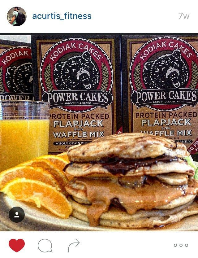 Kodiak Protein Pancakes
 Kodiak Cakes high protein pancake recipe