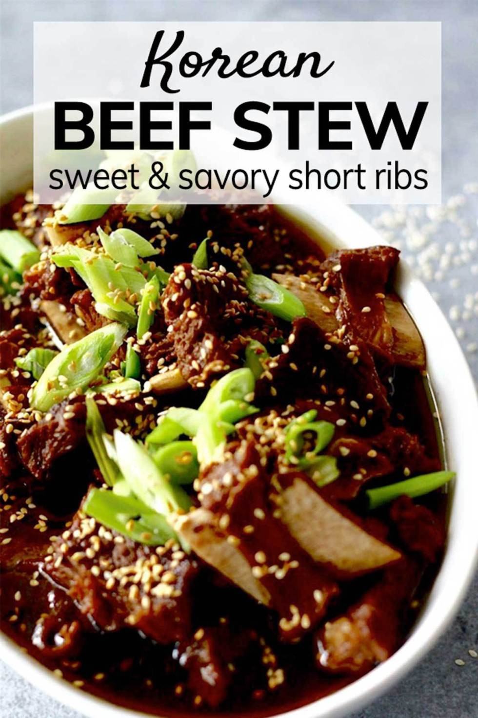 Korean Beef Stew
 Korean Beef Stew Galbi Jjim