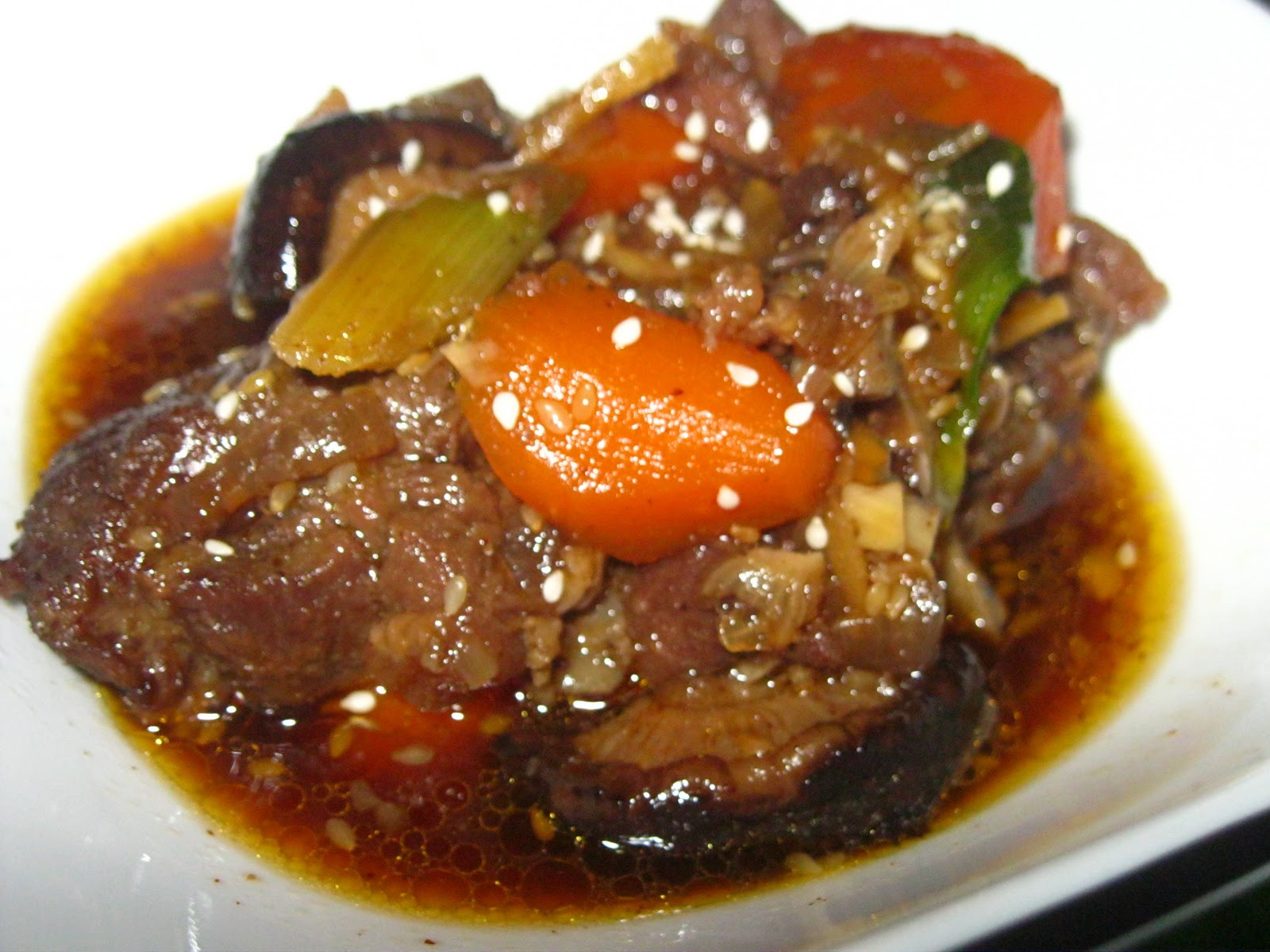 Korean Beef Stew
 Ramblings of a Domestic Goddess Weekend Eats Korean Beef