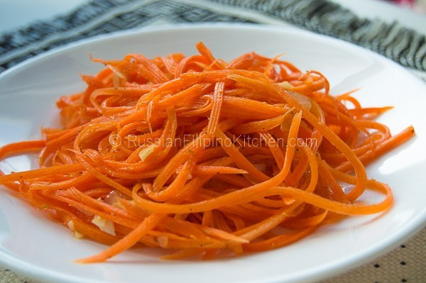 Korean Carrot Salad
 Russian “Korean Carrot” Salad – Russian Filipino Kitchen