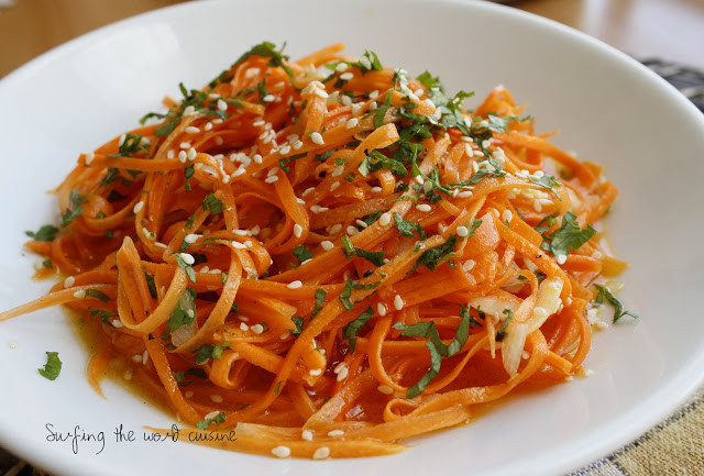 Korean Carrot Salad
 Russian Korean carrot salad Rusiškos Korėjietiškos morkų