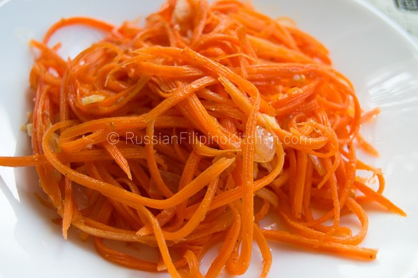 Korean Carrot Salad
 Russian “Korean Carrot” Salad – Russian Filipino Kitchen