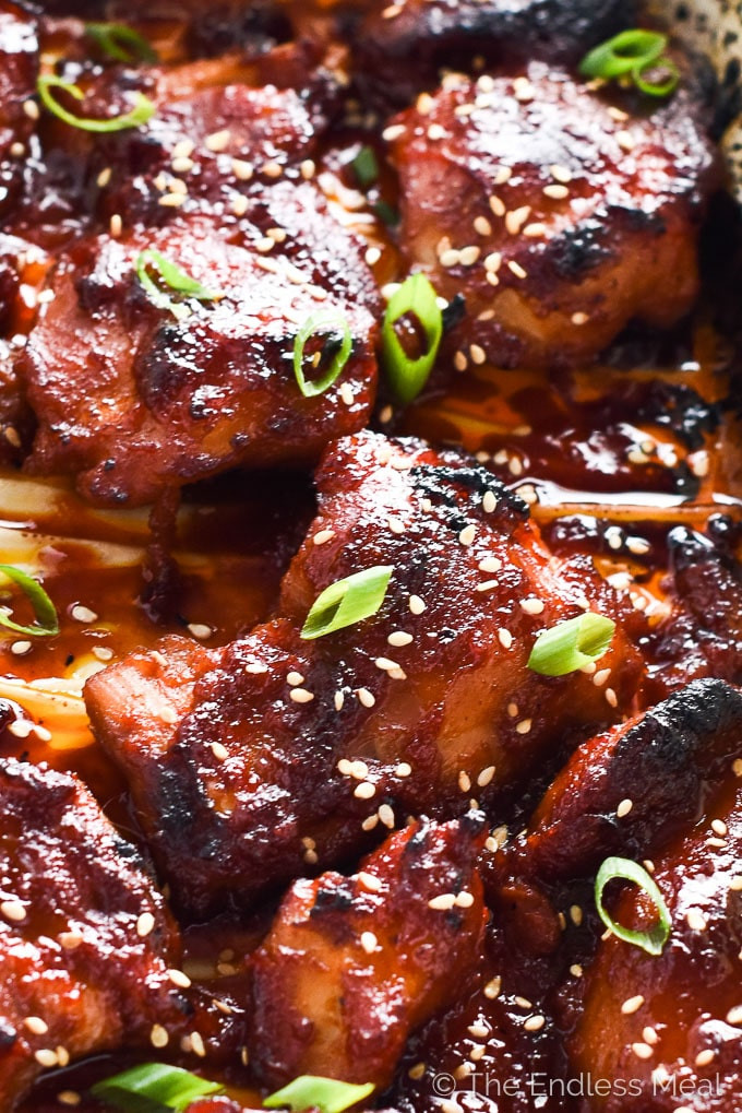 Korean Chicken Thighs
 Korean Paleo Chicken Thighs