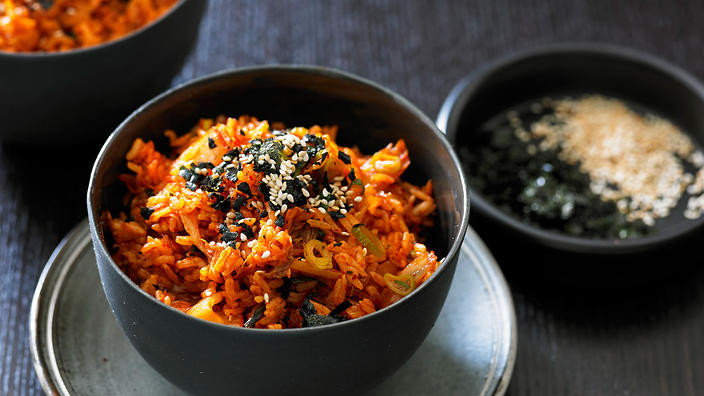 Korean Fried Rice
 Kimchi fried rice Korean recipes