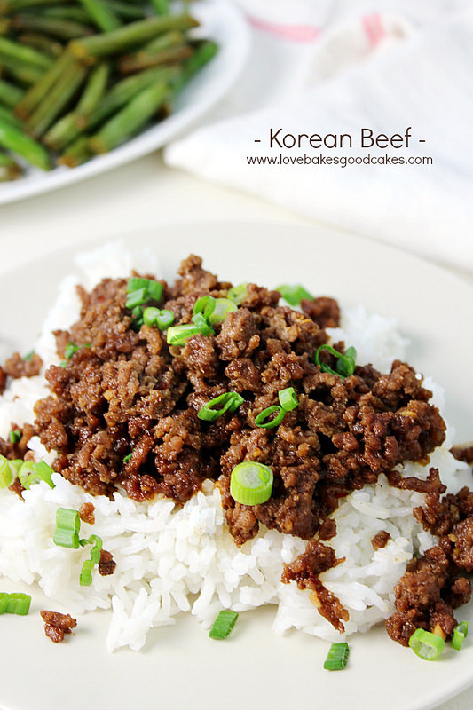 Korean Ground Beef Recipe
 Korean Beef