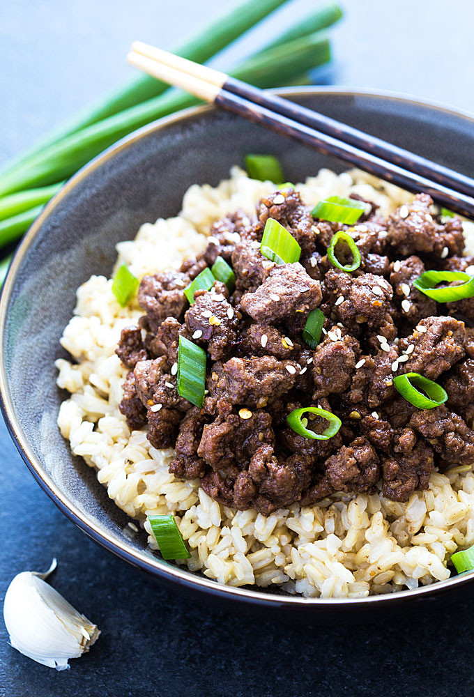 Korean Ground Beef Recipe
 Easy Korean Beef Bowl