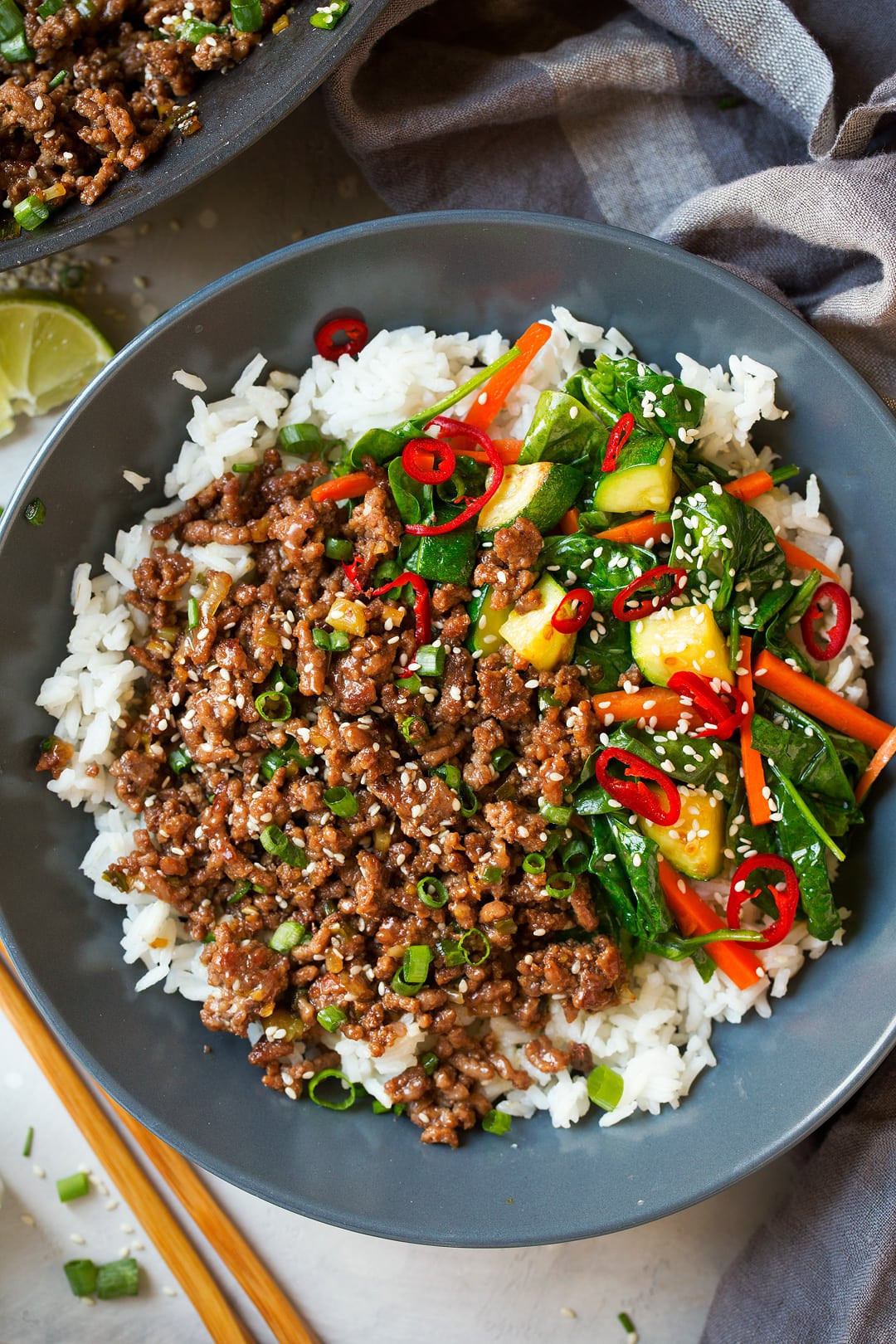 Korean Ground Beef Recipe
 Korean Beef Bowls Cooking Classy