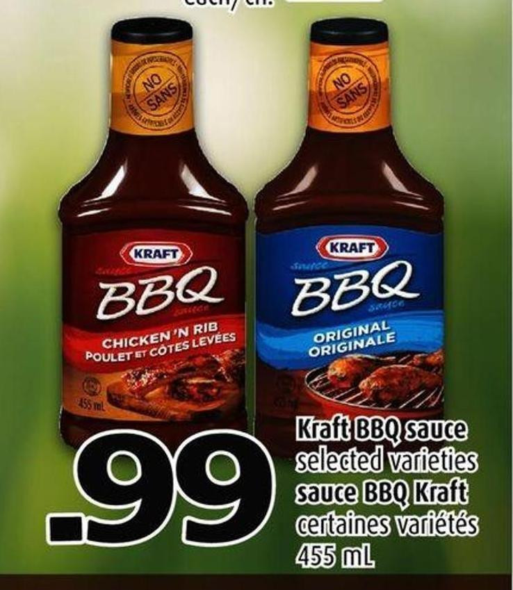 Kraft Bbq Sauce
 Kraft Bbq Sauce Sauce Bbq Kraft on sale