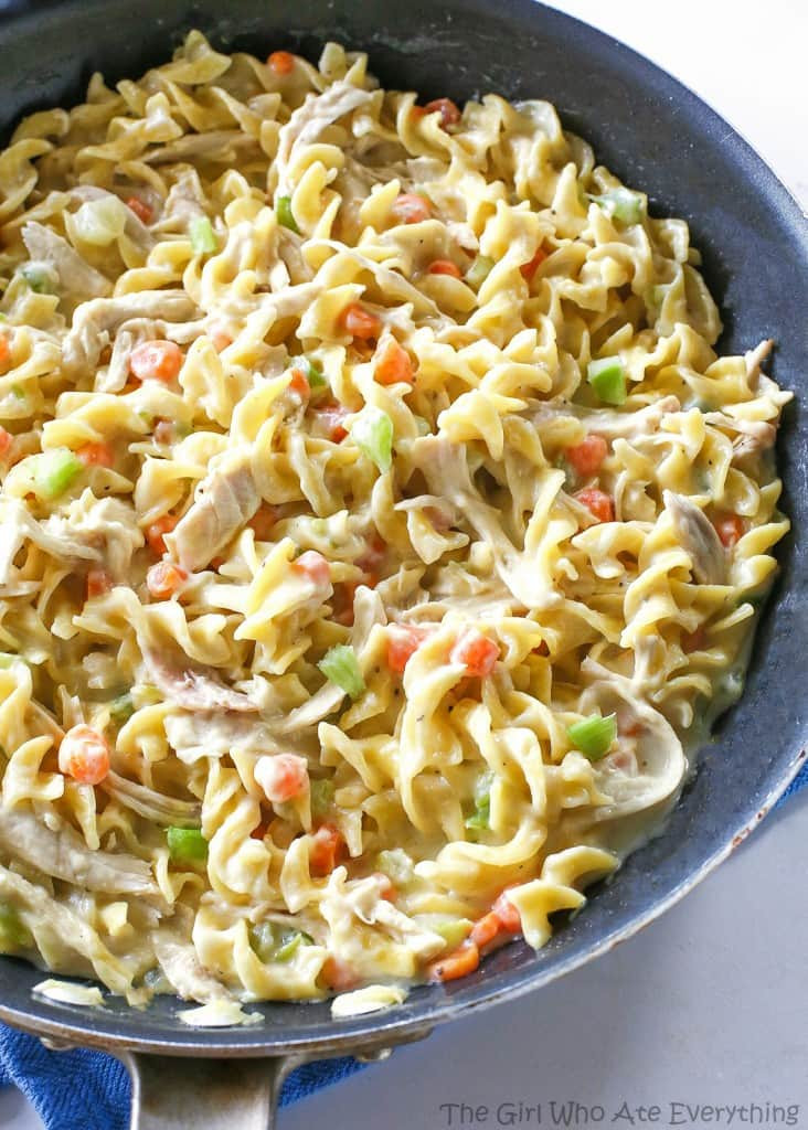 Kraft Chicken Noodle Dinner
 Creamy Chicken Noodle Skillet The Girl Who Ate Everything