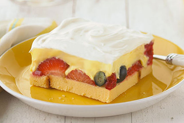 Kraft Recipes Desserts
 Strawberry Ladyfinger Dessert Squares Kraft Recipes