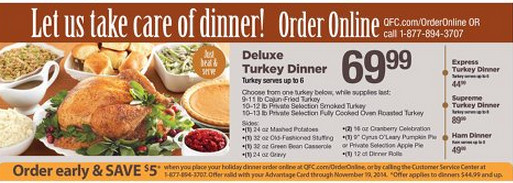 Kroger Christmas Dinner
 Kroger Holiday Meals Best Holiday 2017