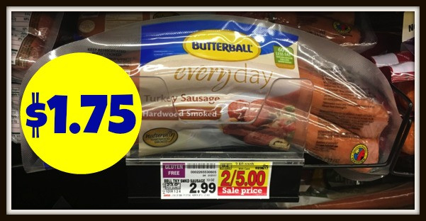 Kroger Thanksgiving Dinner 2017
 Butterball Turkey Dinner Sausage ONLY $1 75 at Kroger Reg