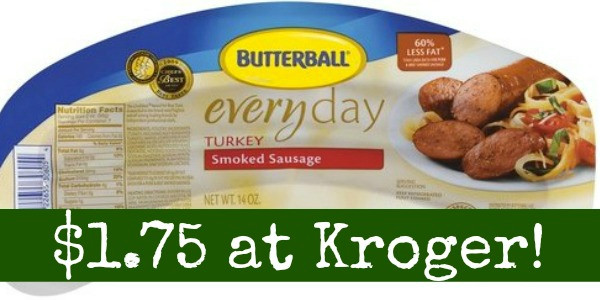 Kroger Thanksgiving Dinner 2017
 Butterball Turkey Dinner Sausage ly $1 75