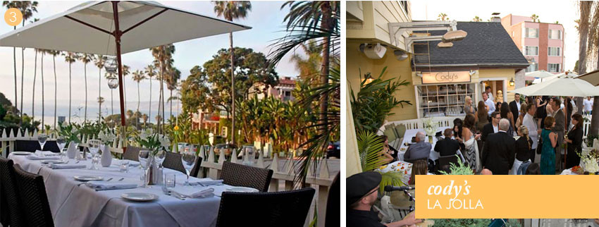 La Jolla Dinner
 Local Venues Rehearsal Dinner Spots