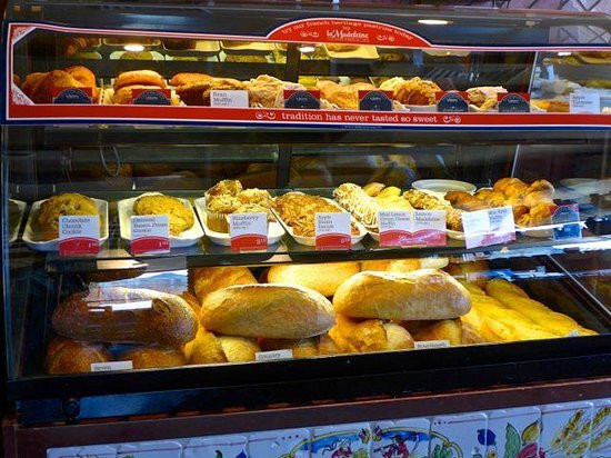 La Madeleine Desserts
 Display of breads and French savories Picture of La