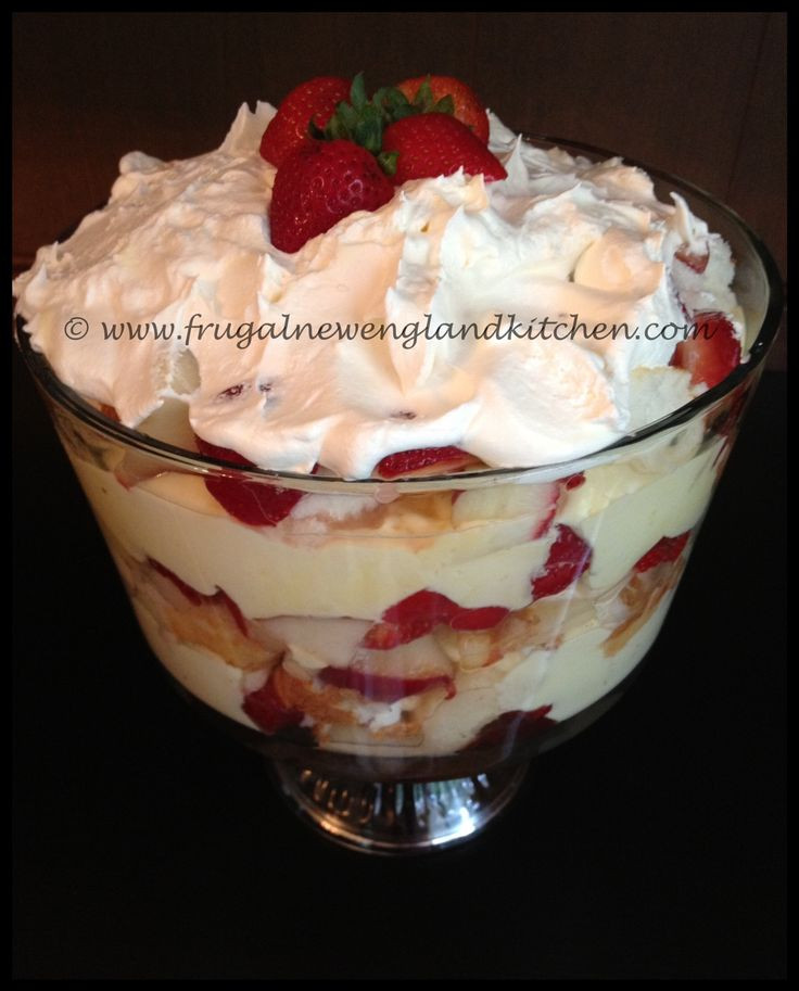 Lady Finger Dessert Recipes
 Strawberry Peach Trifle Trifle Bowl Desserts