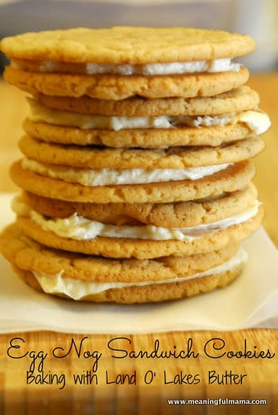 Landolakes Butter Cookies
 Eggnog Sandwich Cookies with Land O Lakes Butter