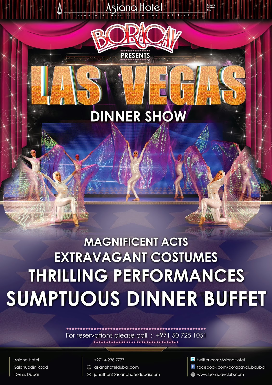 Las Vegas Dinner Shows
 forward always forward CABARET NIGHTS IN DUBAI