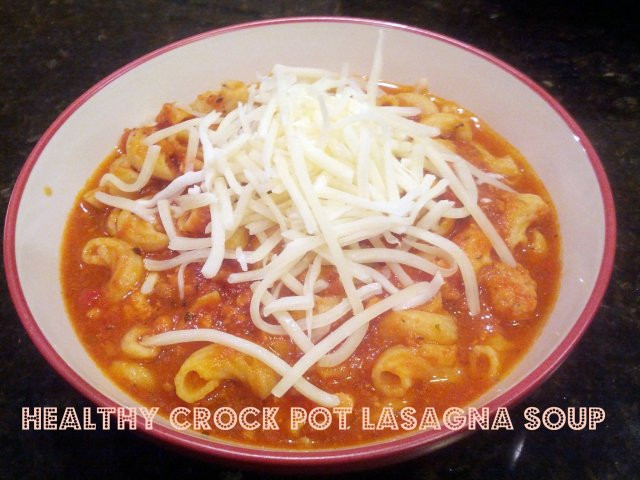 Lasagna Soup Crock Pot
 Crock Pot Lasagna Soup