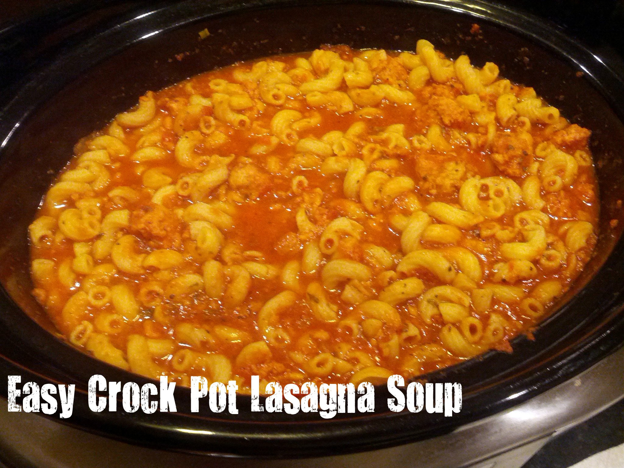 Lasagna Soup Crock Pot
 Crock Pot Lasagna Soup