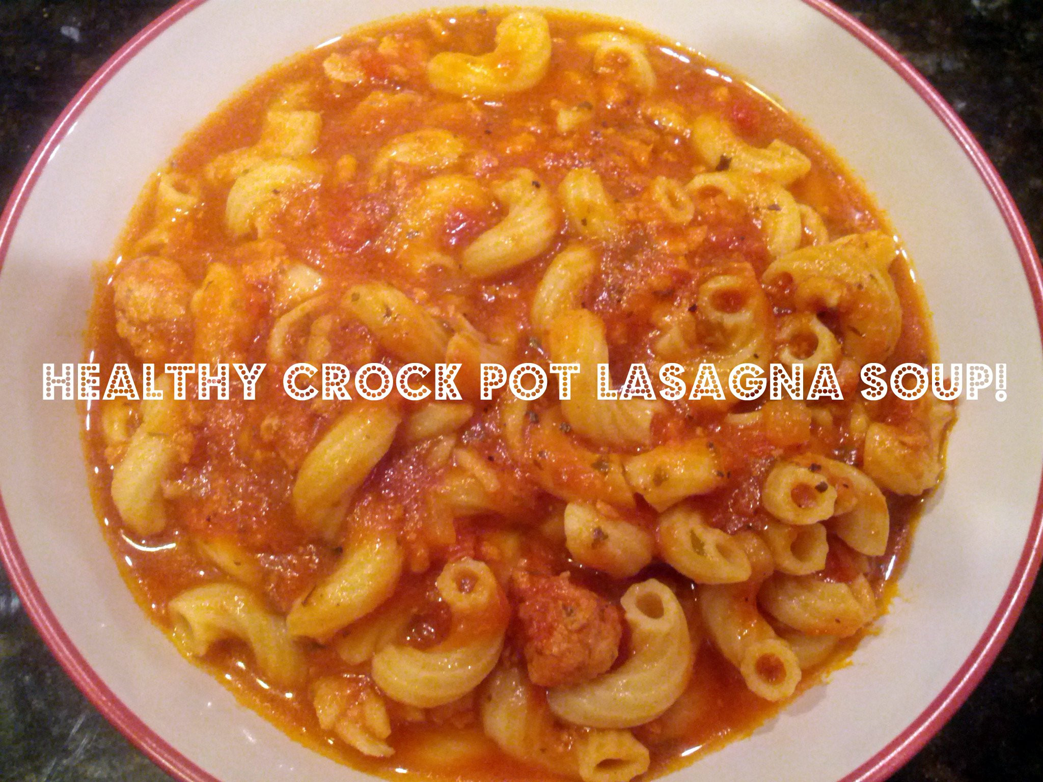 Lasagna Soup Crock Pot
 Crock Pot Lasagna Soup