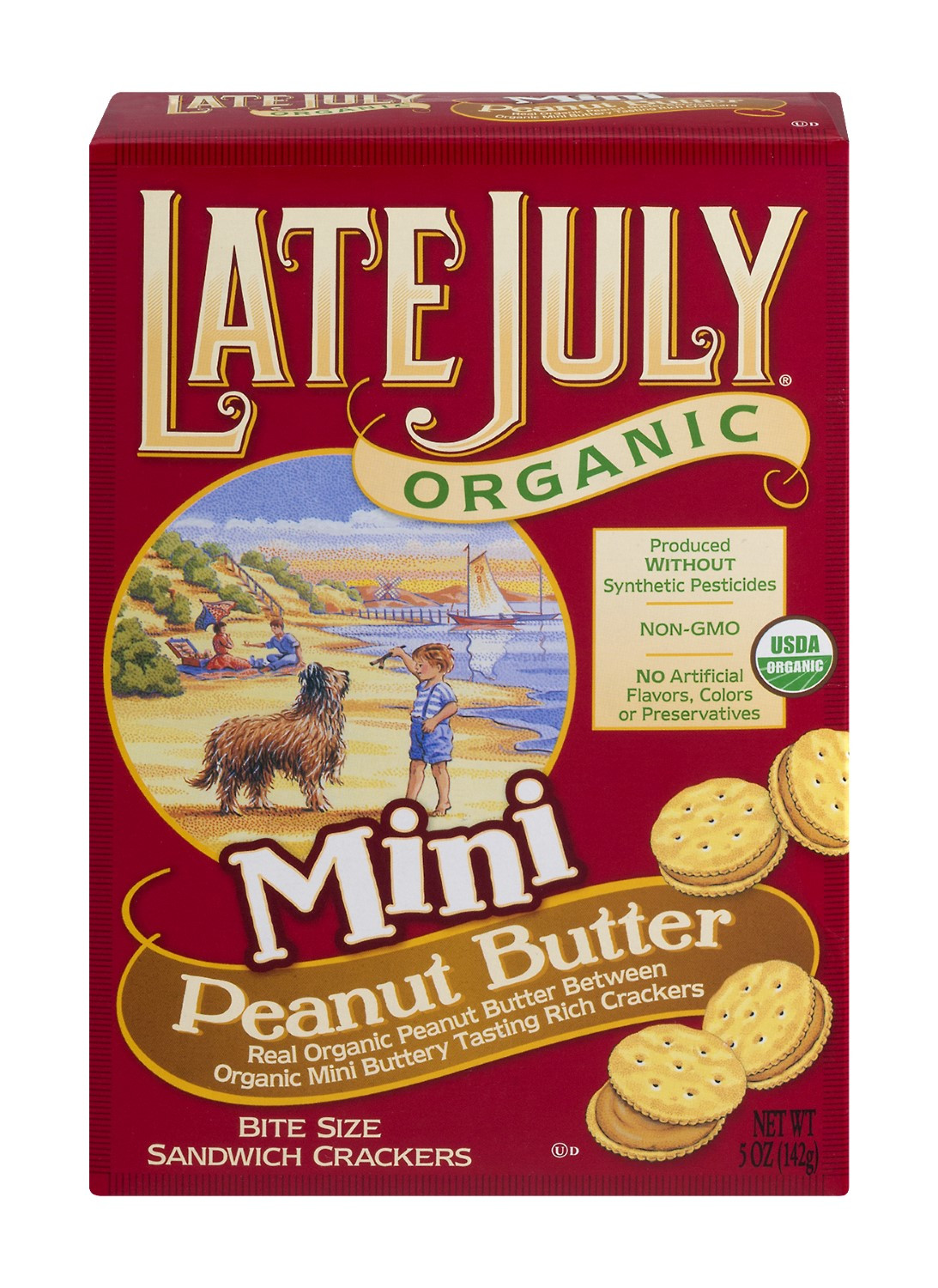 Late July Crackers
 Late July Snacks Mini Peanut Butter Sandwich Crackers 5