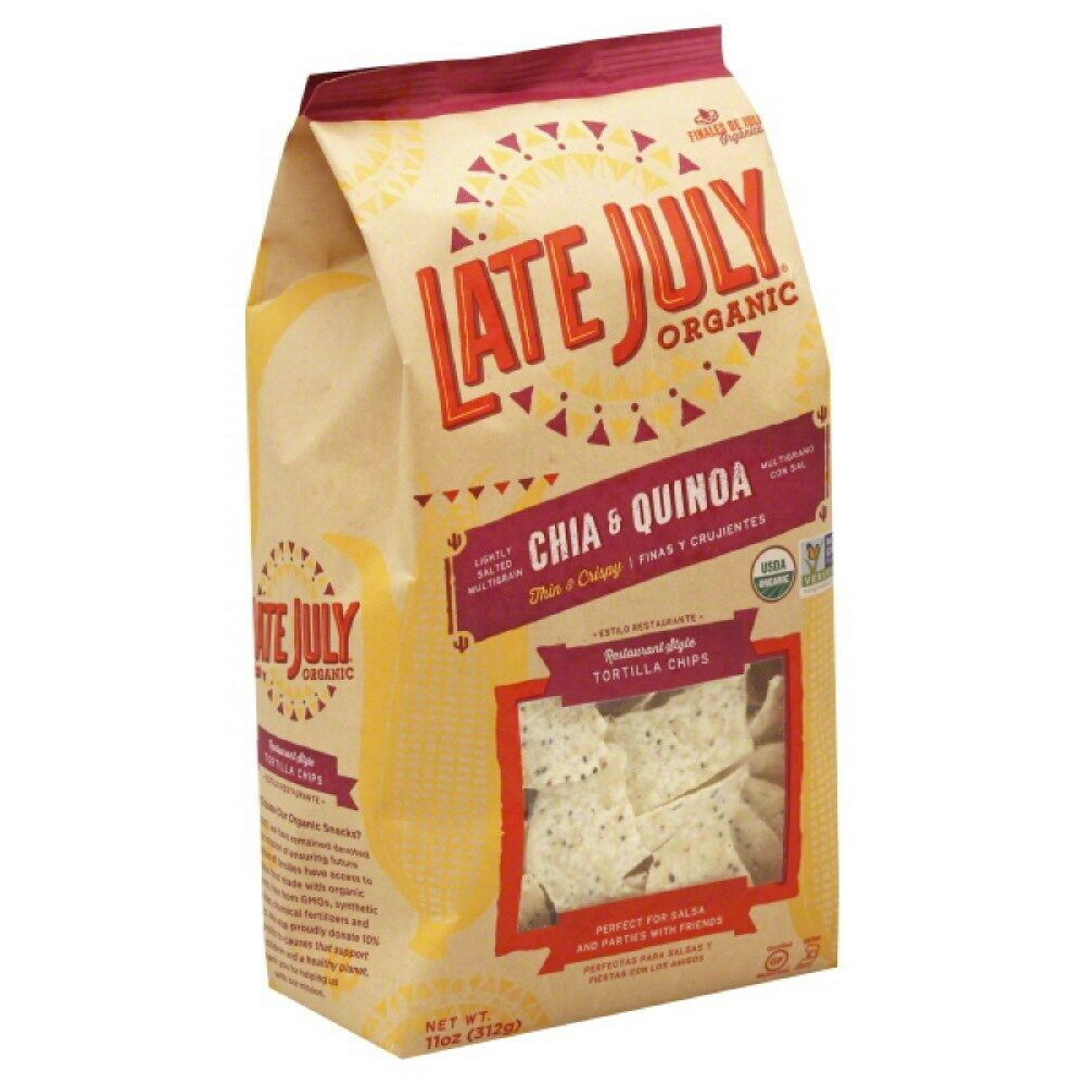 Late July Crackers
 Late July Snacks Tortilla Chips Restaurant Style Chia