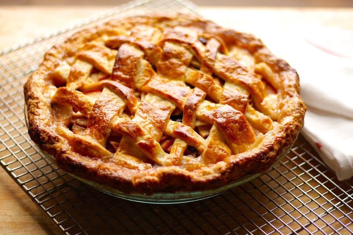 Lattice Apple Pie
 Lattice Apple Cranberry Pie Recipe