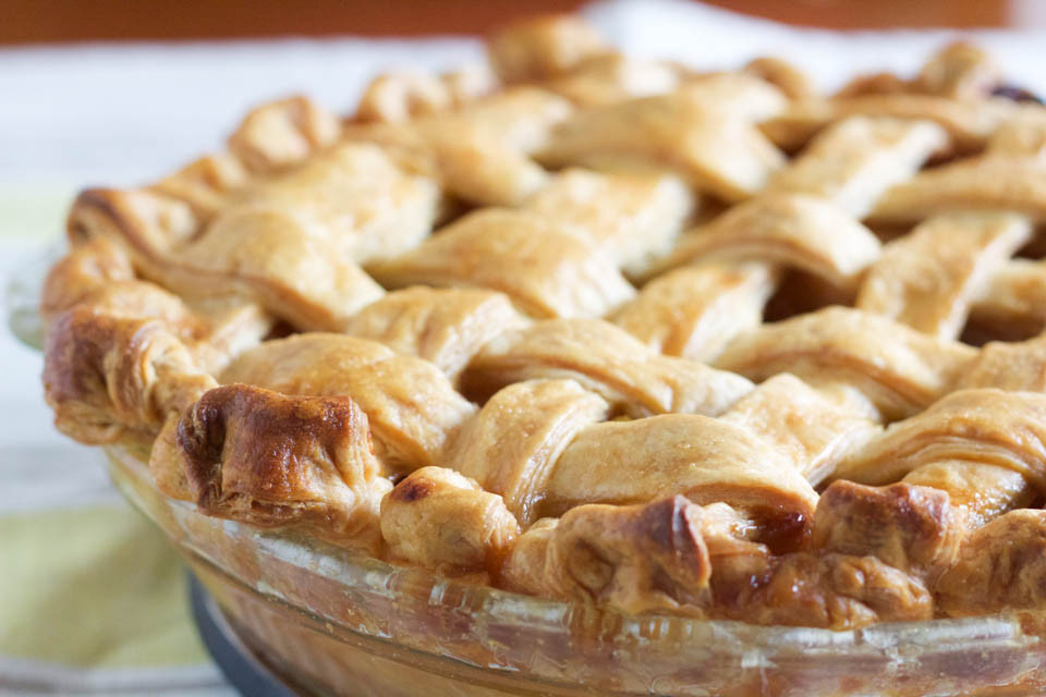 Lattice Apple Pie
 Lattice Top Apple Pie Step by Step Recipe