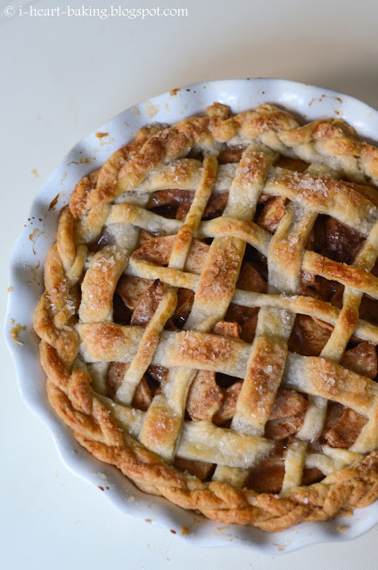 Lattice Apple Pie
 i heart baking lattice apple pie with braided crust