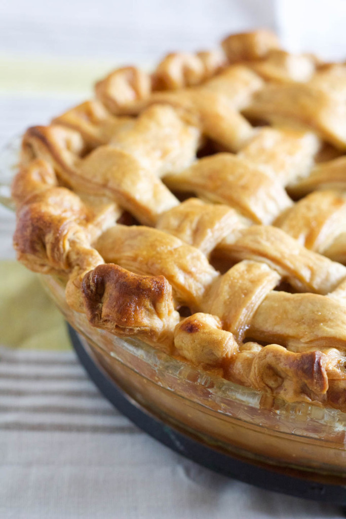 Lattice Apple Pie
 Lattice Top Apple Pie Step by Step Recipe